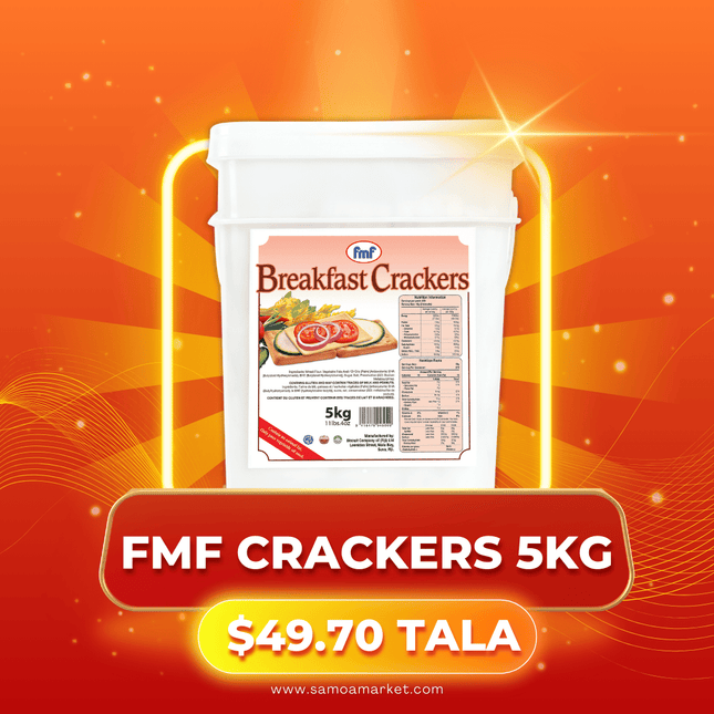 FMF Breakfast Crackers 5Kg Paelo Lapo'a "PICKUP FROM AH LIKI WHOLESALE"