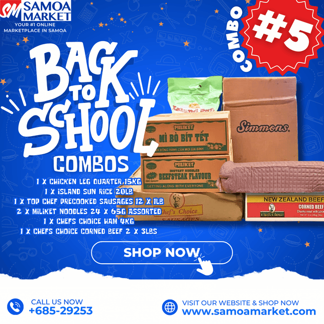 Back-To-School Combo #5 - "PICKUP FROM AH LIKI WHOLESALE"