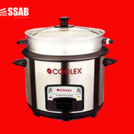 COOLEX RICE COOKER 2.2L/12CUPS WITH STEAMER "PICK UP AT SSAB MEGA STORE ONLY" - 1