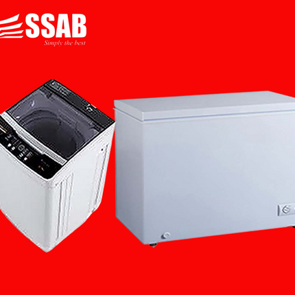 COOLEX CHEST FREEZER 150L / CLEANEX WASHING MACHINE 10KG "PICK UP AT SSAB MEGA STORE TOGAFUAFUA ONLY" - 1