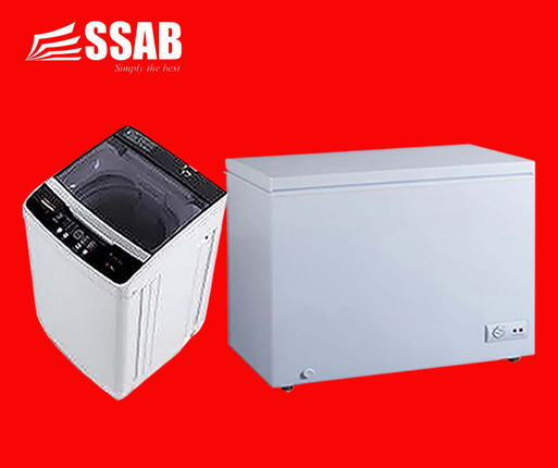 COOLEX CHEST FREEZER 150L / CLEANEX WASHING MACHINE 10KG "PICK UP AT SSAB MEGA STORE TOGAFUAFUA ONLY" - 1