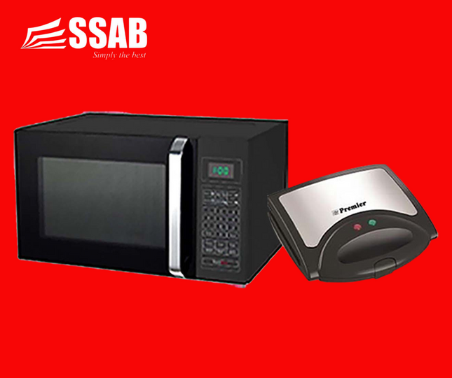 COOLEX SANDWICH MAKER / GEVI 30L MICROWAVE OVEN "PICK UP AT SSAB MEGA STORE TOGAFUAFUA ONLY" - 1