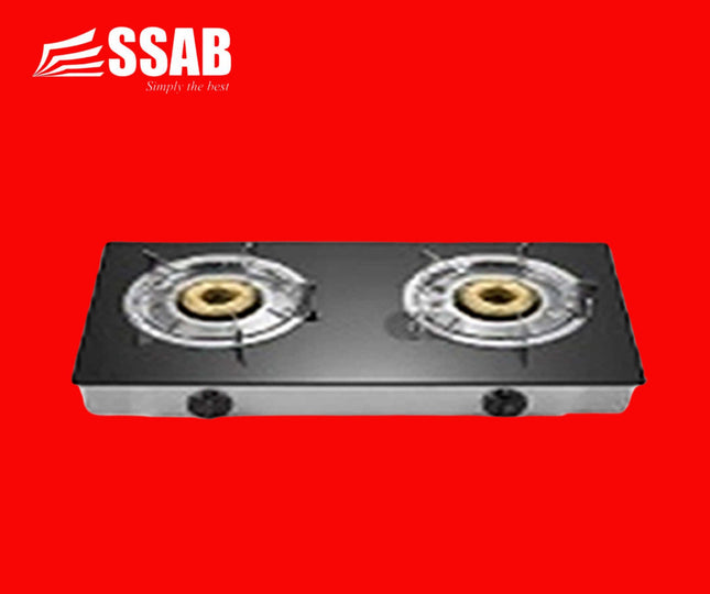 COOLEX GLASS GAS STOVE 2-BURNER "PICK UP AT SSAB MEGA STORE TOGAFUAFUA ONLY" - 1