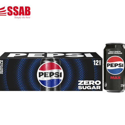 PEPSI MAX 355ML PACK OF 12 "PICK UP AT SSAB BARGAINS SINAMOGA ONLY" - 1