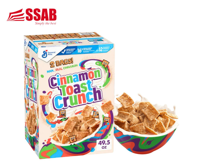 CINNAMON TOAST CRUNCH 49.5OZ 2 BAGS "PICK UP AT SSAB BARGAINS ONLY" - 1