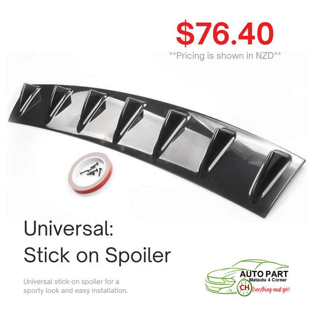 Universal - Stick on Spoiler "PICKUP FROM AUTO PARTS, MATAUTU"