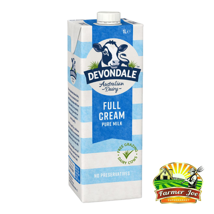 Devondale Milk 1L Full Cream - "PICKUP FROM FARMER JOE SUPERMARKET UPOLU ONLY"