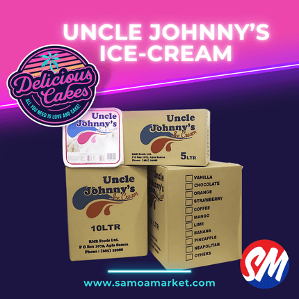 Uncle Johnnys Ice-Cream "PICK UP FROM DELICIOUS CAKES, LEPEA"