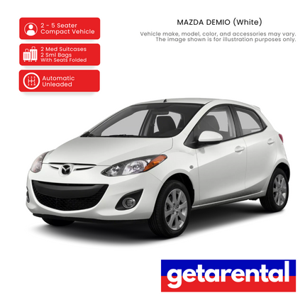 Mazda Demio 5 Seater Subcompact Car - Rental Car