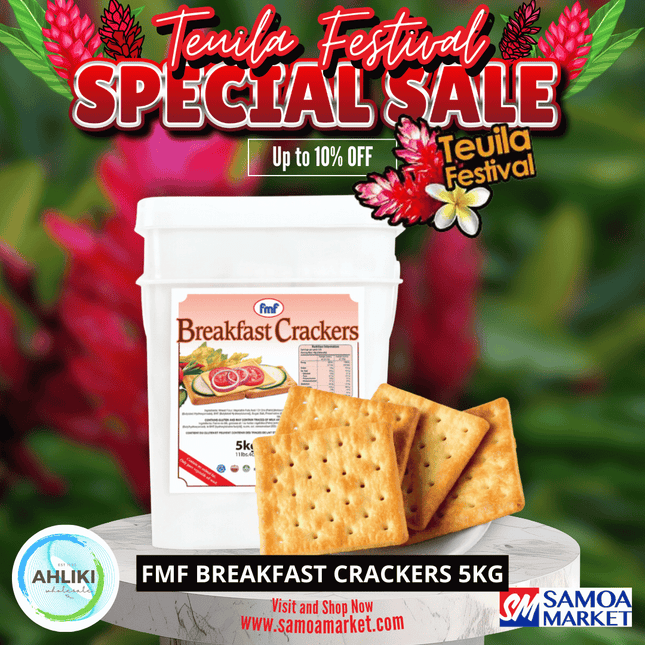 FMF Breakfast Crackers 5Kg Paelo Lapo'a "PICKUP FROM AH LIKI WHOLESALE"