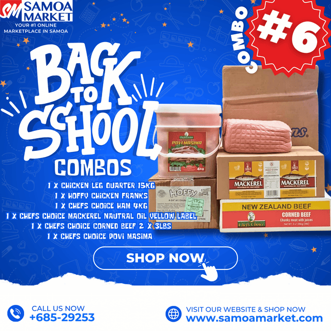 Back-To-School Combo #6 - "PICKUP FROM AH LIKI WHOLESALE"