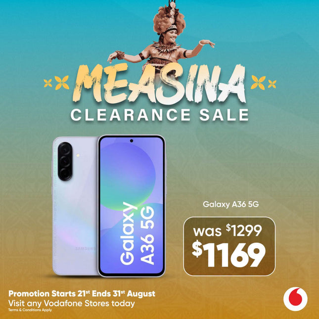 Samsung Galaxy A36 5G "PICK UP FROM VODAFONE SAMOA"