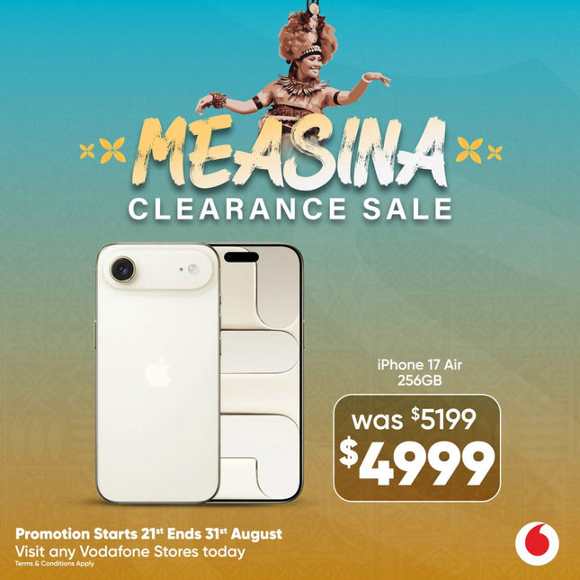 Iphone 17 Air 256GB "PICK UP FROM VODAFONE SAMOA"
