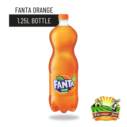 Fanta Orange 1.25L Bottle - "PICKUP FROM FARMER JOE SUPERMARKET UPOLU ONLY"