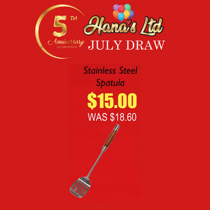 JULY Sale - Stainless Steel Spatula "PICK UP AT HANA'S LIMITED TAUFUSI"