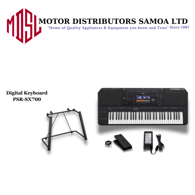Yamaha Music Digital Keyboard PSR-SX700 (with L-6 Stand & PA300 Adapter) "PICKUP FROM MOTOR DISTRIBUTORS Fugalei Street, Savalalo at Mcdonalds Building"