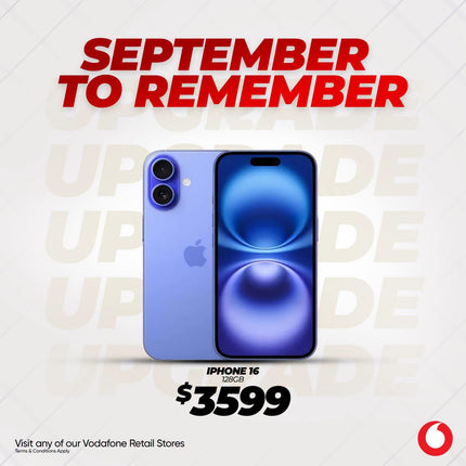 Iphone 16 128GB - "PICK UP FROM VODAFONE SAMOA"