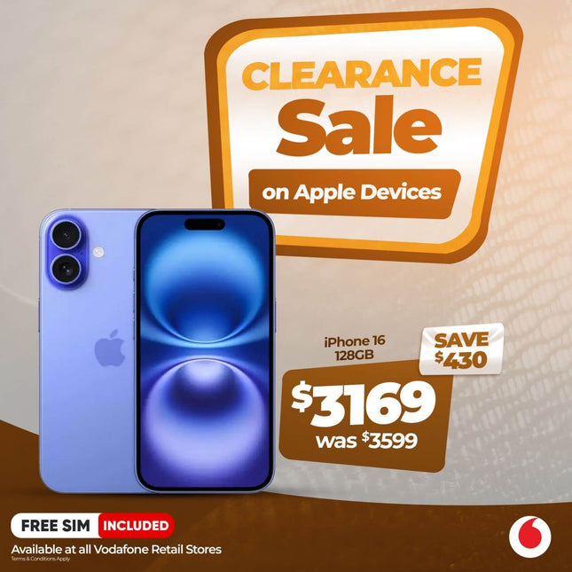 Iphone 16 128GB - "PICK UP FROM VODAFONE SAMOA"