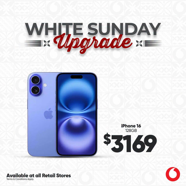 Iphone 16 128GB - "PICK UP FROM VODAFONE SAMOA"
