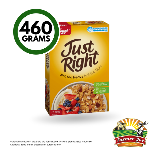 Kellogg's Just Right 460g "PICKUP FROM FARMER JOE SUPERMARKET VAITELE ONLY"