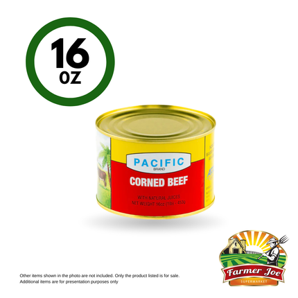 Pacific Corned Beef 453/454g 16oz "PICKUP FROM FARMER JOE SUPERMARKET VAITELE ONLY"