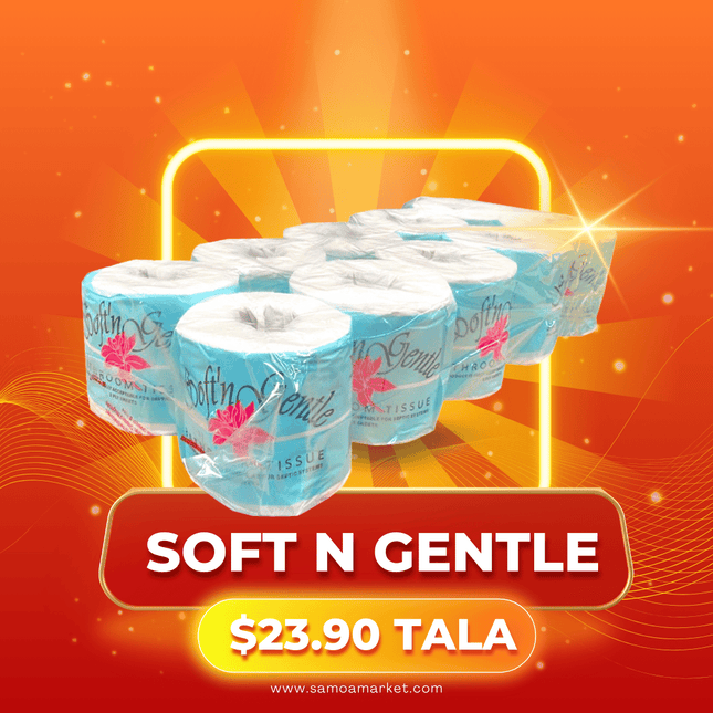 Soft & Gentle Toilet Paper Rolls 10s (450sheets 2ply) "PICKUP FROM AH LIKI WHOLESALE"