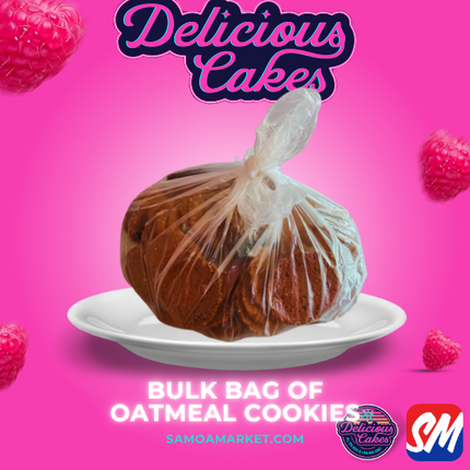 Bulk Bag of Oatmeal Cookies 100pcs [PICK UP FROM DELICIOUS CAKES, LEPEA]