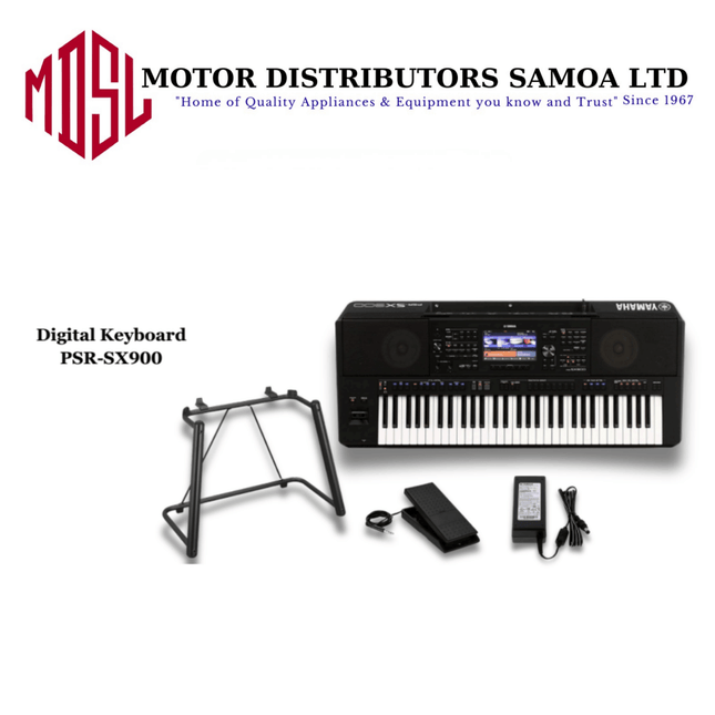 Yamaha Music Digital Keyboard PSR-SX900 (with L-7B Stand & PA300 Adapter) "PICKUP FROM MOTOR DISTRIBUTORS Fugalei Street, Savalalo at Mcdonalds Building"