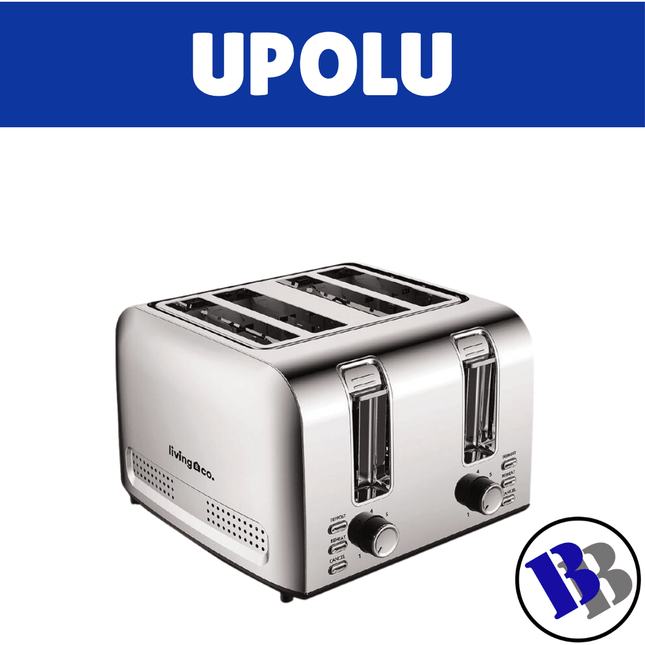 Toaster 4 Slice Stainless Steel L&C - "PICKUP FROM BLUEBIRD LUMBER & HARDWARE"