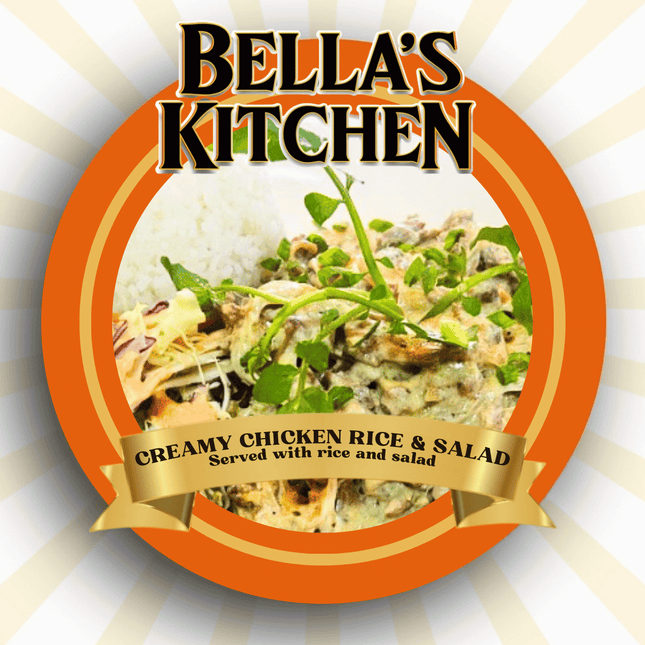 Creamy Chicken Rice & Salad "PICKUP FROM BELLAS KITCHEN, TAUESE, APIA"