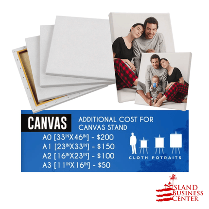 Canvas "PICKUP FROM ISLAND BUSINESS CENTER at FUGALEI"