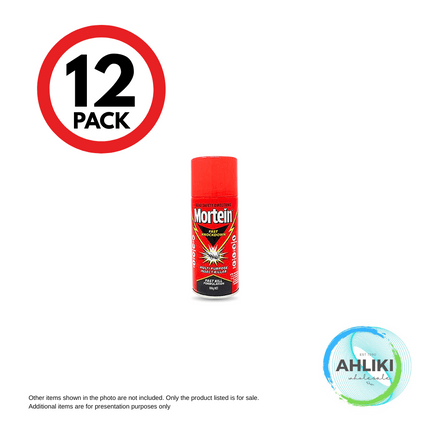 Mortein Red Fly Spray 100g 12PACK "PICKUP FROM AH LIKI WHOLESALE"
