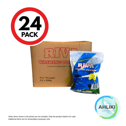Riva Detergent Washing Powder 500g 24PACK "PICKUP FROM AH LIKI WHOLESALE"