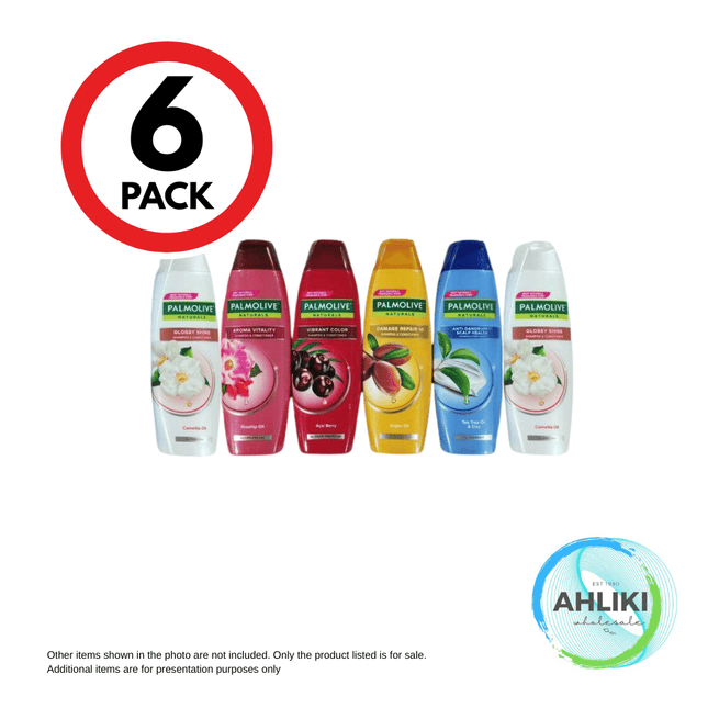 Palmolive Shampoo 6PACK x 180ml Assorted "PICKUP FROM AH LIKI WHOLESALE"