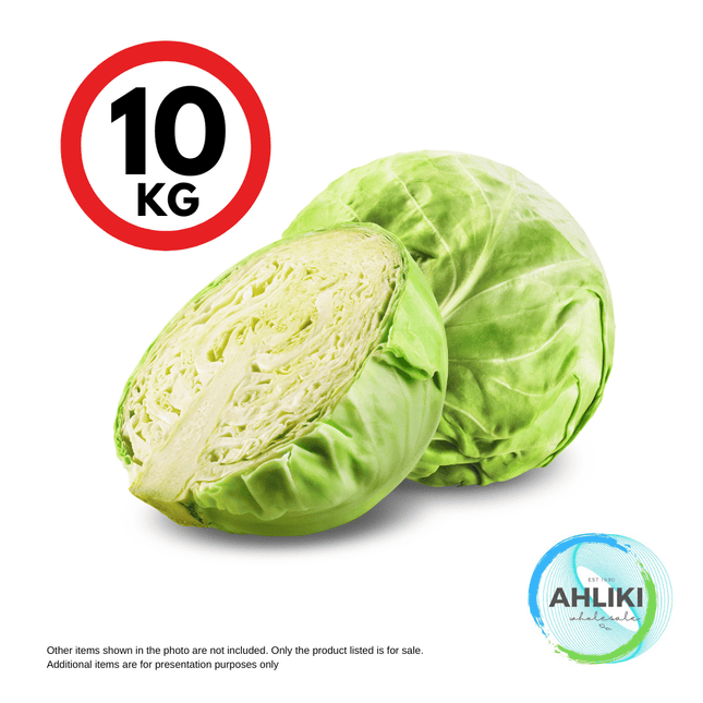 NZ Green Cabbage Round 10kg Bag [SORRY, SOLD OUT] "PICKUP FROM AH LIKI WHOLESALE"