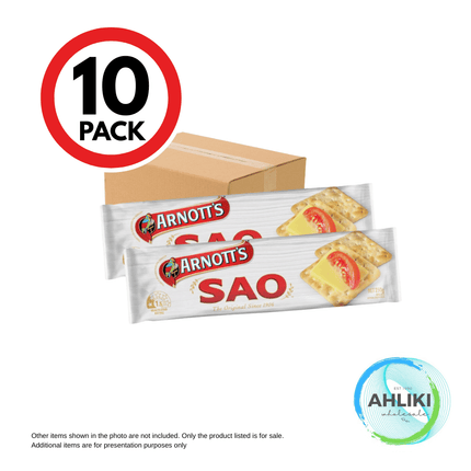 Arnotts Sao Biscuits Pepa Masi 250g x 10PACK [NOT AVAIL AT SALELOLOGA BRANCH] "PICKUP FROM AH LIKI WHOLESALE"