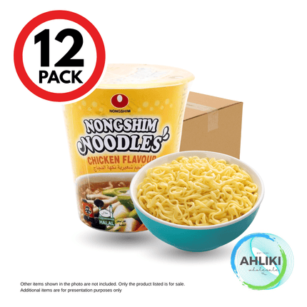 Nongshim Cup Noodles 12PACK 68g-75g Assorted [SORRY, SOLD OUT] "PICKUP FROM AH LIKI WHOLESALE"