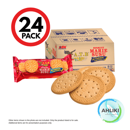 ATB Marie Susu Biscuits Pepa Masi 24PACK x 185g [NOT AVAIL AT TAUFUSI BRANCH] "PICKUP FROM AH LIKI WHOLESALE"