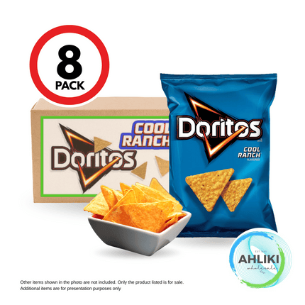 Doritos Cool Ranch 8PACK x 7oz "PICKUP FROM AH LIKI WHOLESALE"