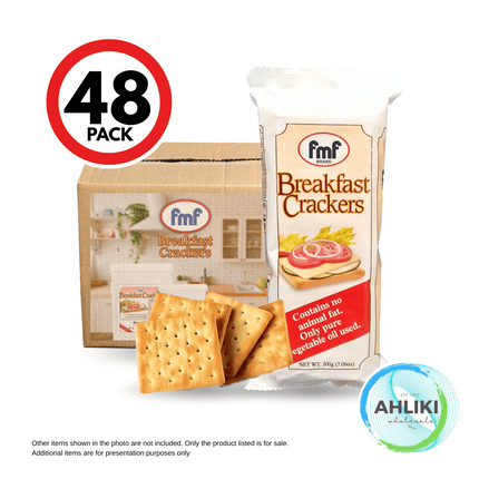 FMF Breakfast Crackers 48PACK x 200g "PICKUP FROM AH LIKI WHOLESALE"