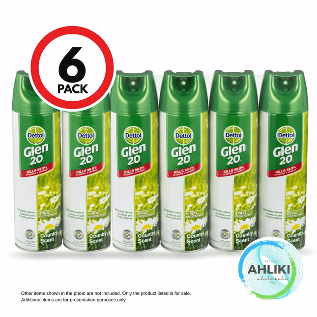 Glen 20 Spray Country Disinfectant Original 6PACK x 375g- RB3183729 [NOT AVAIL AT SALELOLOGA BRANCH] "PICKUP FROM AH LIKI WHOLESALE"