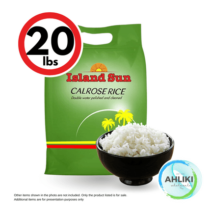 Island Sun Rice 20lb Green Bag [SOLD OUT] "PICKUP FROM AH LIKI WHOLESALE"