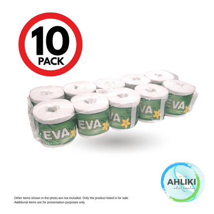 EVA Toilet Paper 10 PACK x 500shts/160g- Bigger Roll "PICKUP FROM AH LIKI WHOLESALE"