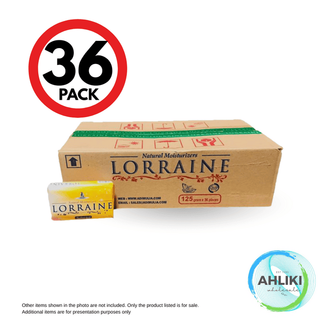 Lorraine Soap 125g x 36PACK "PICKUP FROM AH LIKI WHOLESALE"