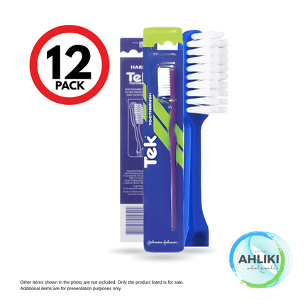 J&J Tek Toothbrush 12PACK x 12's Assorted "PICKUP FROM AH LIKI WHOLESALE"