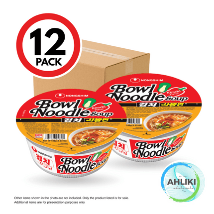 Nongshim Bowl Noodles Case 12PACK x 86g Assorted [NOT AVAIL AT SALELOLOGA & VAITELE] "PICKUP FROM AH LIKI WHOLESALE"