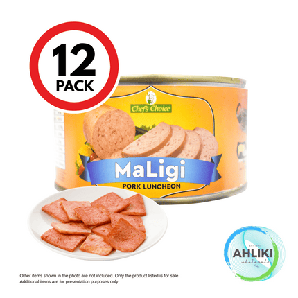 Chefs Choice Maligi Pork Luncheon 340g x 12PACK "PICKUP FROM AH LIKI WHOLESALE"