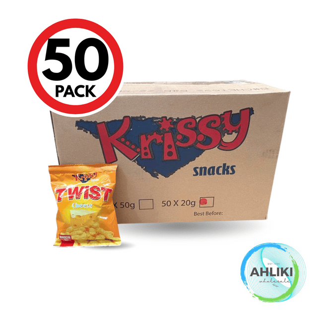 Krissy Snacks 50PACK x 20g Assorted "PICKUP FROM AH LIKI WHOLESALE"