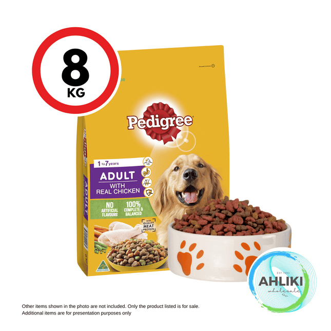 PEDIGREE Dog Food Adult Chicken 8kg [SORRY SOLD OUT] "PICKUP FROM AH LIKI WHOLESALE"