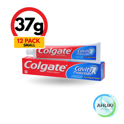 Colgate Regular Toothpaste 12PACK x 37g (25mls) "PICKUP FROM AH LIKI WHOLESALE"